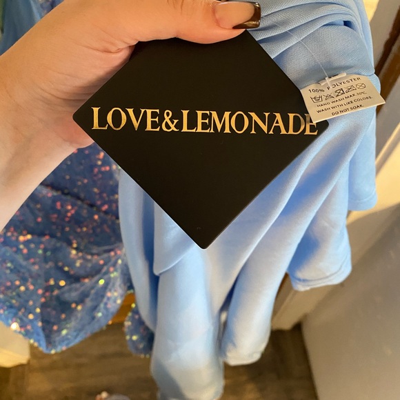 🦋 NWT blue sequin dress!! - Picture 7 of 7